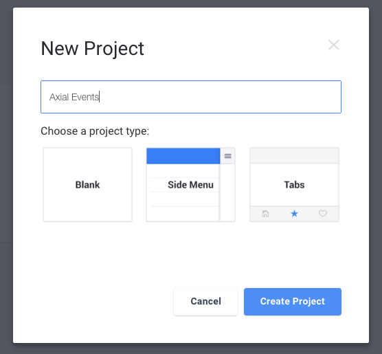 ionic.creator.project.creation